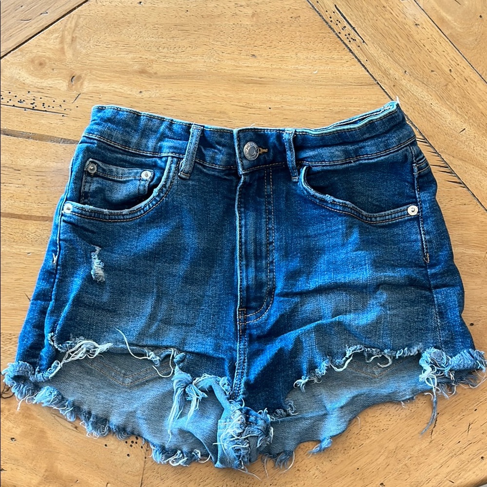 Blue Denim Women's Shorts